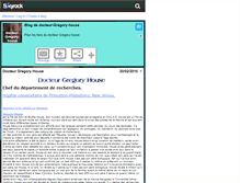 Tablet Screenshot of docteur-gregory-house.skyrock.com