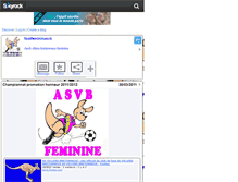 Tablet Screenshot of footfemininasvb.skyrock.com