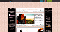 Desktop Screenshot of bracelet-liberty.skyrock.com