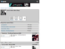 Tablet Screenshot of cecile-musique.skyrock.com