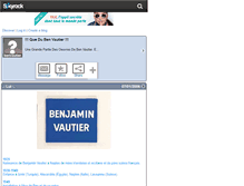 Tablet Screenshot of benvautier.skyrock.com