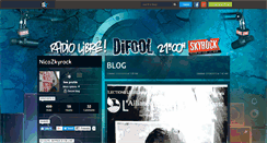 Desktop Screenshot of nicozkyrock.skyrock.com