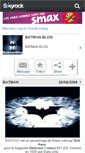 Mobile Screenshot of batmanblog.skyrock.com