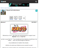 Tablet Screenshot of fanfic-world-naruto.skyrock.com