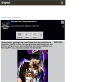 Tablet Screenshot of amour-impossible-tom-k.skyrock.com