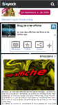 Mobile Screenshot of cree-affiche.skyrock.com
