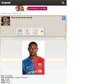 Tablet Screenshot of foot-joueur-famille.skyrock.com