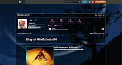 Desktop Screenshot of mllegabydu450.skyrock.com