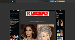 Desktop Screenshot of filmographie.skyrock.com