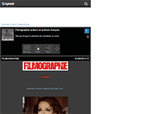 Tablet Screenshot of filmographie.skyrock.com