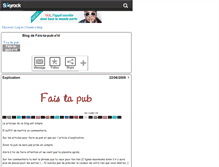 Tablet Screenshot of fais-ta-pub-x14.skyrock.com