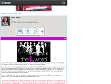 Tablet Screenshot of bette-l-word.skyrock.com