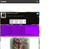Tablet Screenshot of alexxxe13.skyrock.com