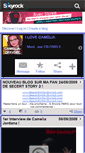 Mobile Screenshot of camelia-officiel.skyrock.com