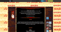 Desktop Screenshot of mondedessorciers.skyrock.com