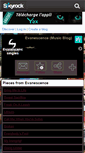 Mobile Screenshot of evanescence-singles.skyrock.com