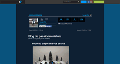 Desktop Screenshot of passionminiature.skyrock.com