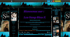 Desktop Screenshot of les-sang-bleu-x.skyrock.com