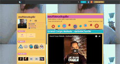 Desktop Screenshot of mathieudupile.skyrock.com