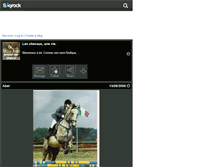 Tablet Screenshot of amour-de-cheval.skyrock.com