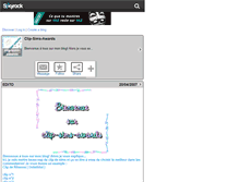Tablet Screenshot of clip-sims-awards.skyrock.com