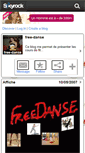 Mobile Screenshot of free-danse.skyrock.com
