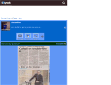 Tablet Screenshot of alexishillion.skyrock.com