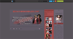 Desktop Screenshot of behaviormindless.skyrock.com