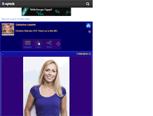 Tablet Screenshot of catherinelutzeler.skyrock.com