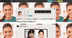 Desktop Screenshot of nina-dobrev-87.skyrock.com