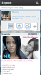 Mobile Screenshot of disturbia-rihanna.skyrock.com