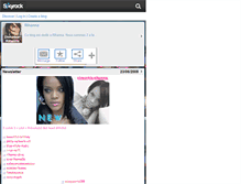 Tablet Screenshot of disturbia-rihanna.skyrock.com