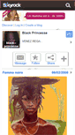 Mobile Screenshot of black--princesse.skyrock.com