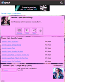 Tablet Screenshot of jlo-love2011.skyrock.com