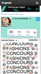 Mobile Screenshot of concours--fashion.skyrock.com