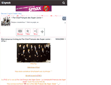 Tablet Screenshot of fanclubfr-superjunior.skyrock.com