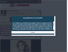Tablet Screenshot of miley-cyrus-worlds.skyrock.com