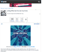 Tablet Screenshot of cropcircles-fans.skyrock.com