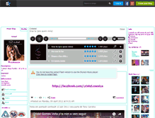 Tablet Screenshot of cristel-musica.skyrock.com