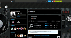 Desktop Screenshot of connexion-madonna.skyrock.com