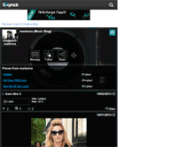 Tablet Screenshot of connexion-madonna.skyrock.com