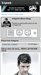 Mobile Screenshot of gregoire-officiel.skyrock.com