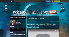 Desktop Screenshot of caroline-costa-406.skyrock.com