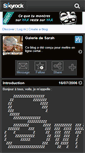 Mobile Screenshot of galeriesarah.skyrock.com