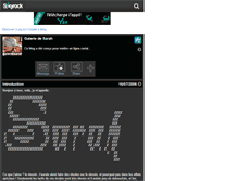 Tablet Screenshot of galeriesarah.skyrock.com