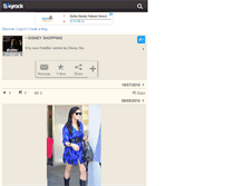 Tablet Screenshot of disney-shopping.skyrock.com