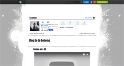 Desktop Screenshot of la-boheme.skyrock.com