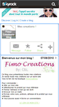 Mobile Screenshot of fimo-creations-blog.skyrock.com