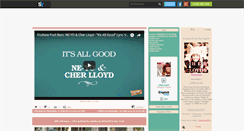 Desktop Screenshot of cherlloyds.skyrock.com