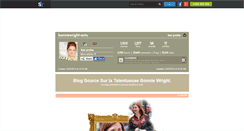 Desktop Screenshot of bonniewright-actu.skyrock.com